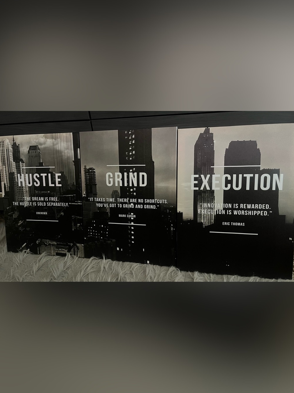 Wooden Frame Canvas set of 3
